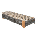 Outdoor Acacia Wood Patio Adjustable Lounge Chair