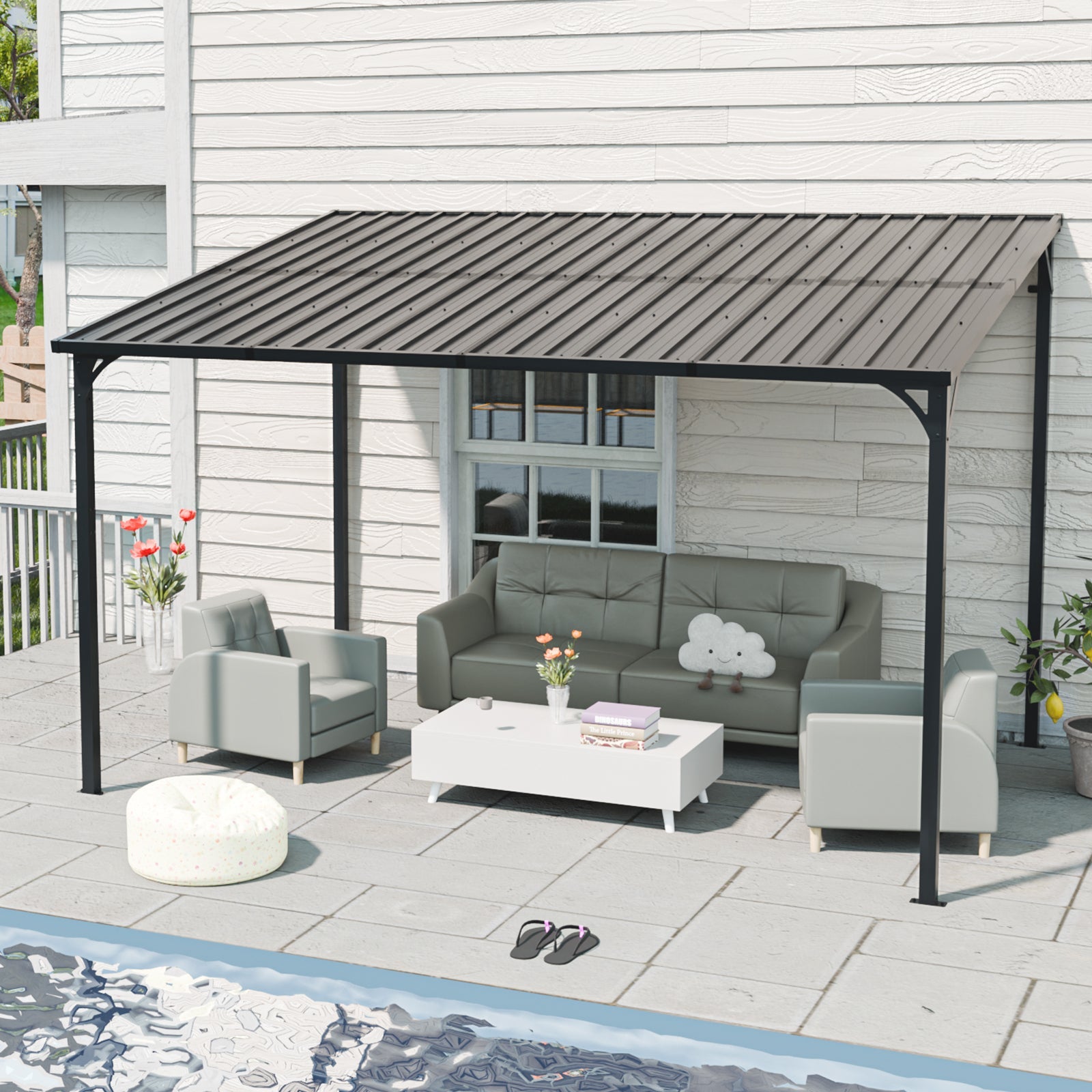 12' x 8' Outdoor Pergola