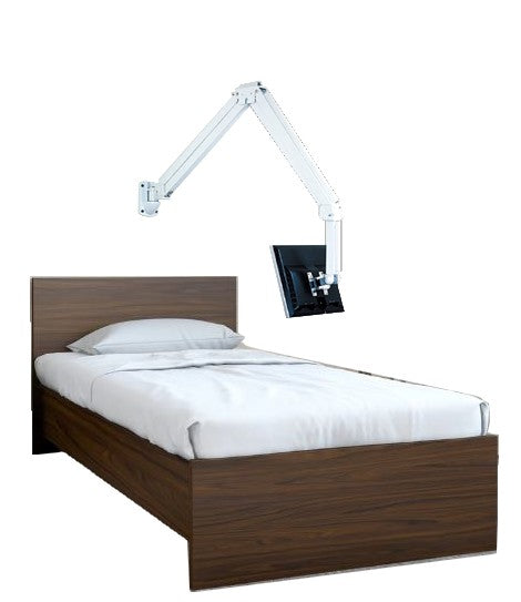DW630W  Extra Long Reach Wall Monitor Arm  Over the Bed 63 inch long