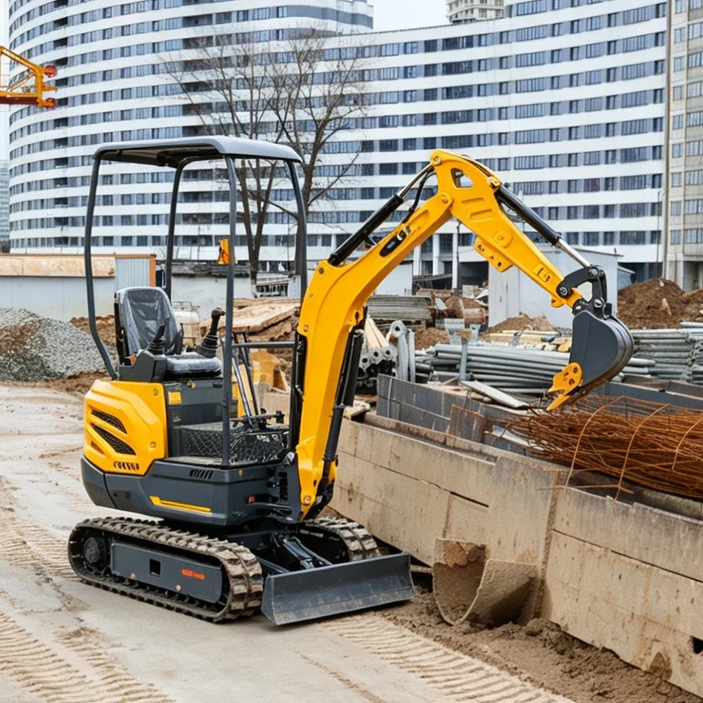 Customized 1.5ton Micro Mini Excavator Quick Start Stable Power Output Custom Color For Greenhouse & Small Farm Construction