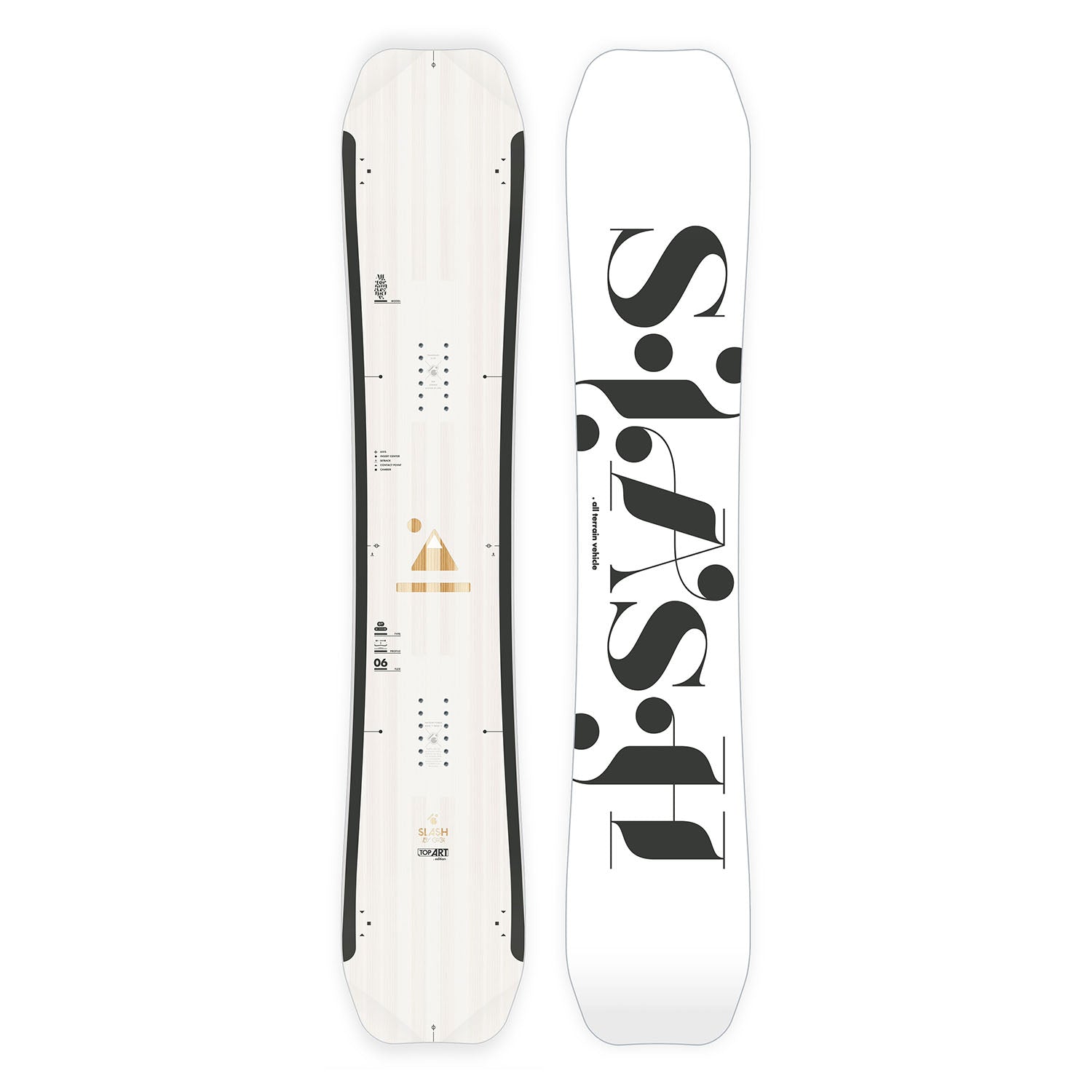 Slash by GiGi -  ATV Snowboard - Blank (TopART)