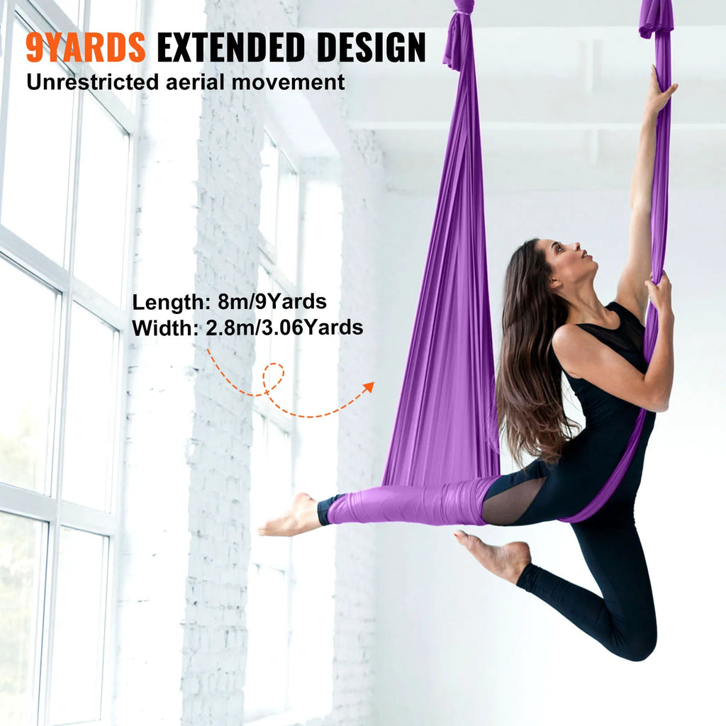 VEVOR SucceBuy Aerial Yoga Hammock Starter Kit For All Levels Fitness