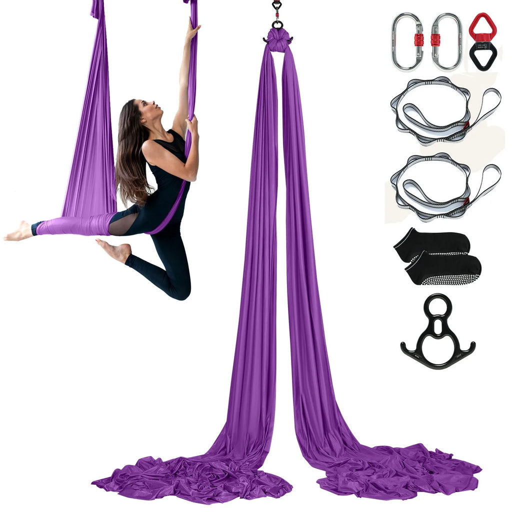 VEVOR SucceBuy Aerial Yoga Hammock Starter Kit For All Levels Fitness