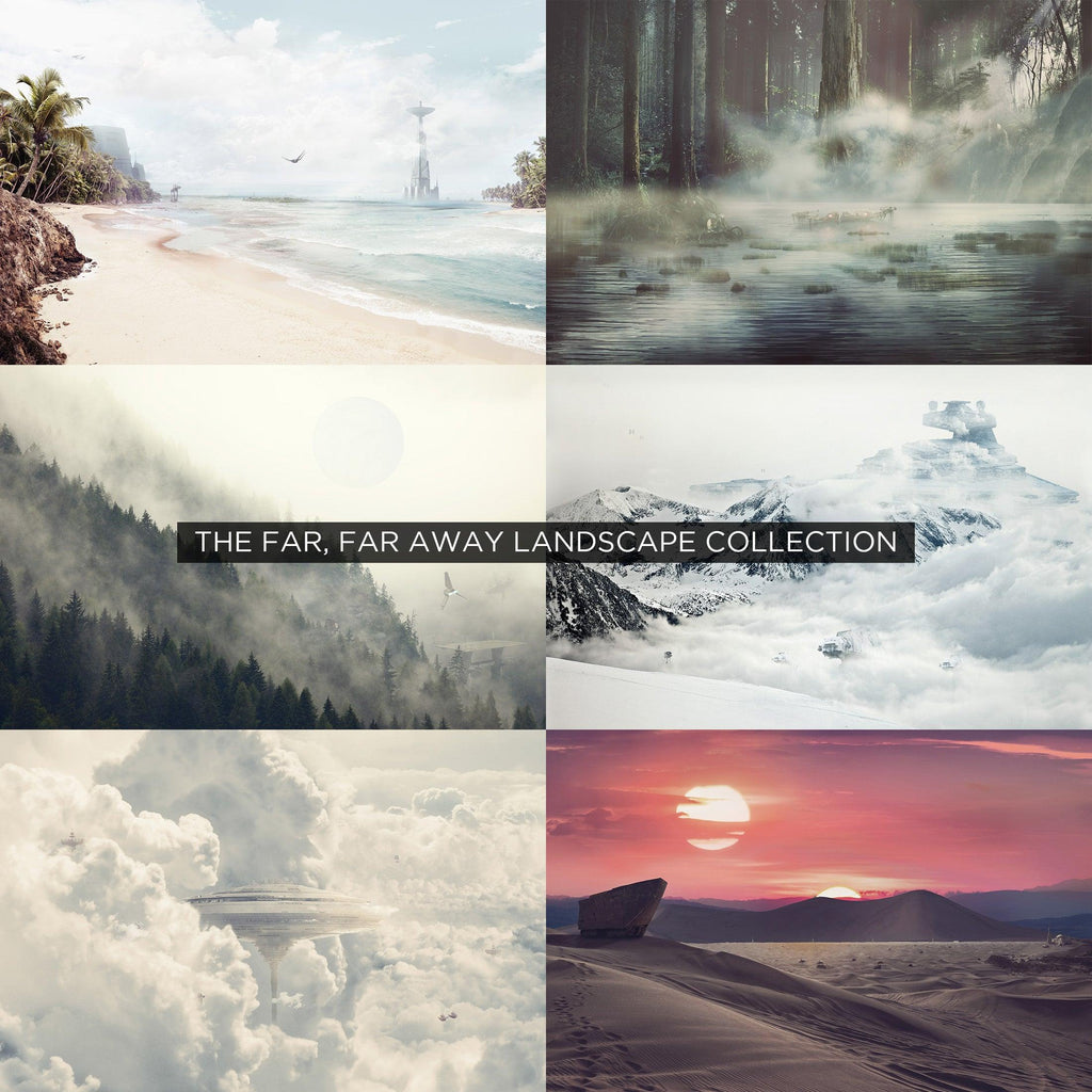 Endor Forest Moon Star Wars Canvas Art