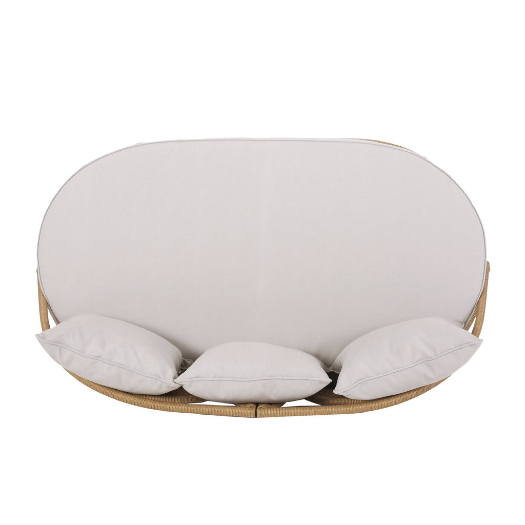 Patio Furniture Outdoor Daybed with Wicker Rattan