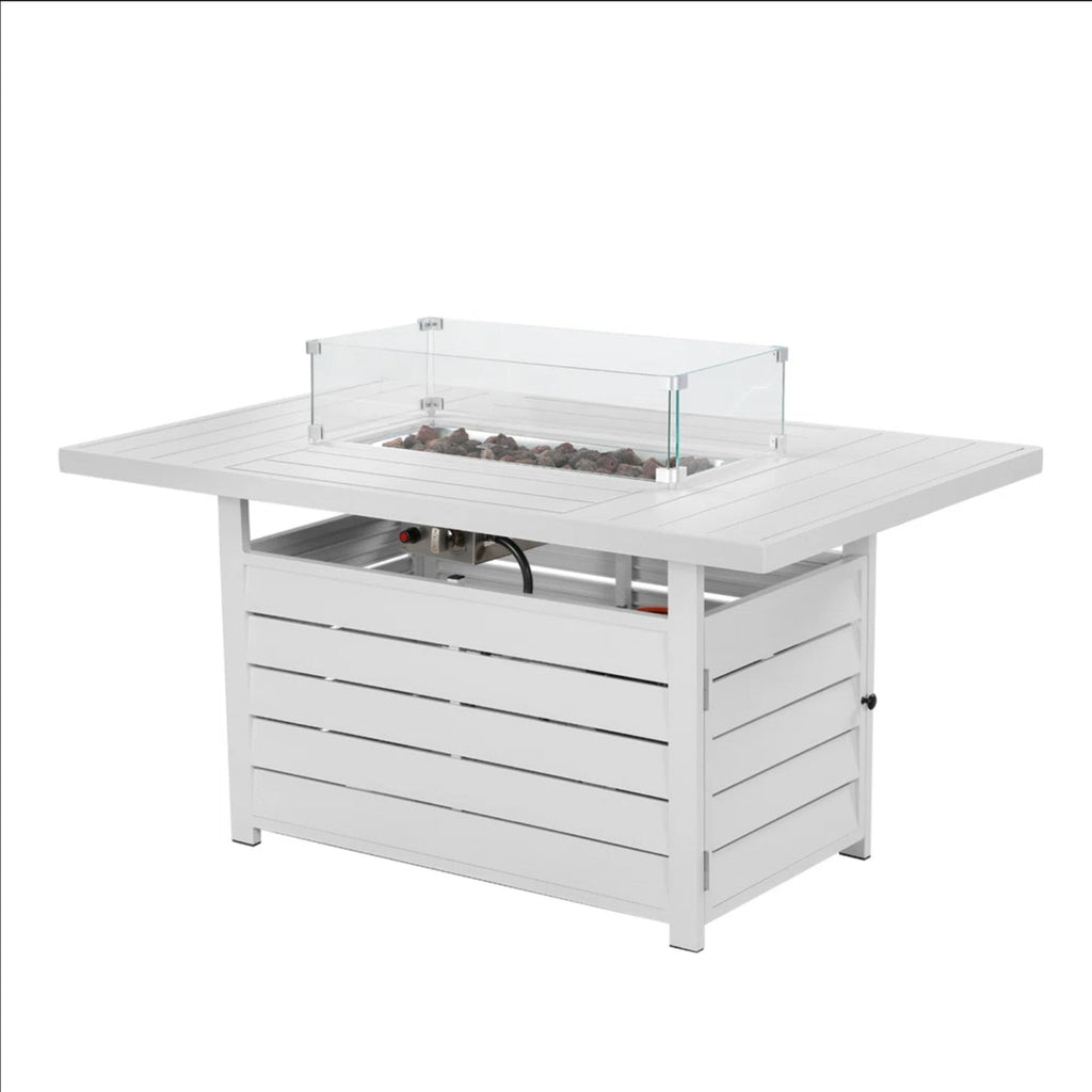 54.3 Inches Outdoor Patio Fire Pit Table