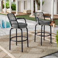 Outdoor Patio Bar Stools Set of 2