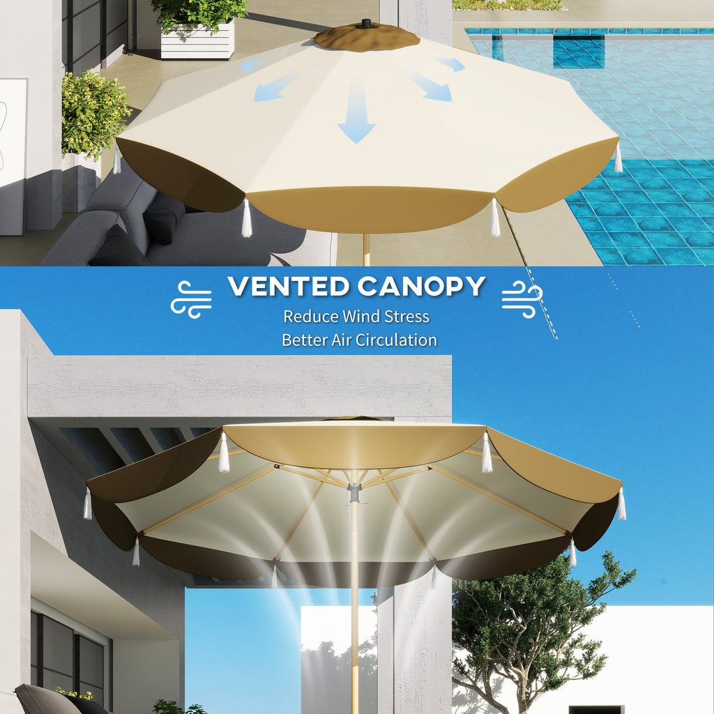 Vented Patio Table Umbrella, Outdoor Umbrella, Patio Umbrella
