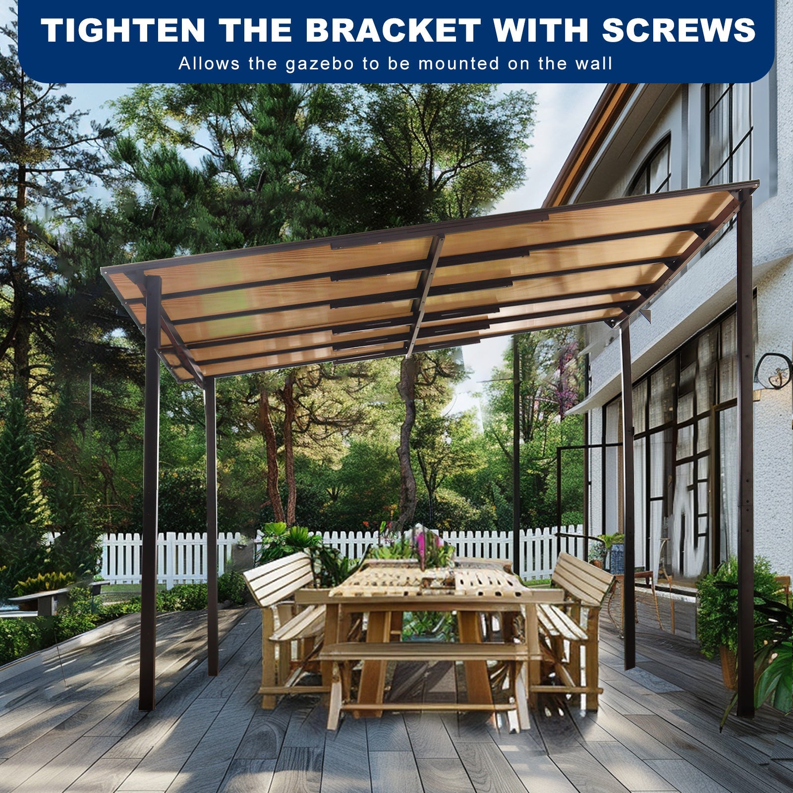 10' x 10' Outdoor Pergola Gazebo