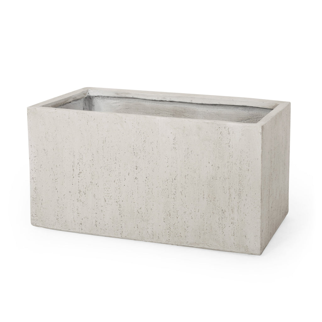 Outdoor Large Square Mgo Planter