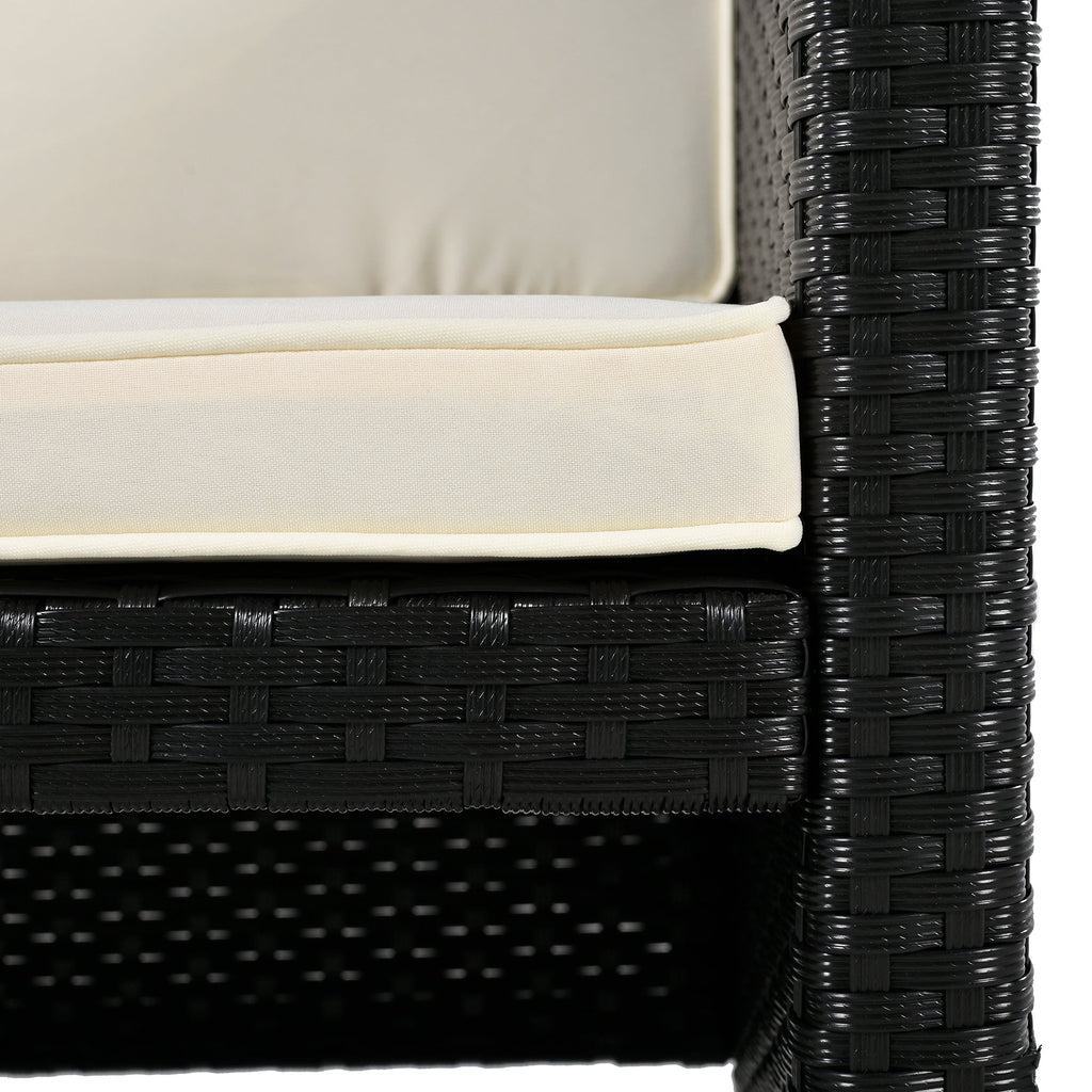 Spa Surround Spa Frame Quadrilateral Outdoor Rattan Sectional Sofa Set
