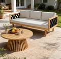 Luxury Acacia Wood Outdoor Daybed Set