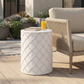 Outdoor MGO Side Table, Antique