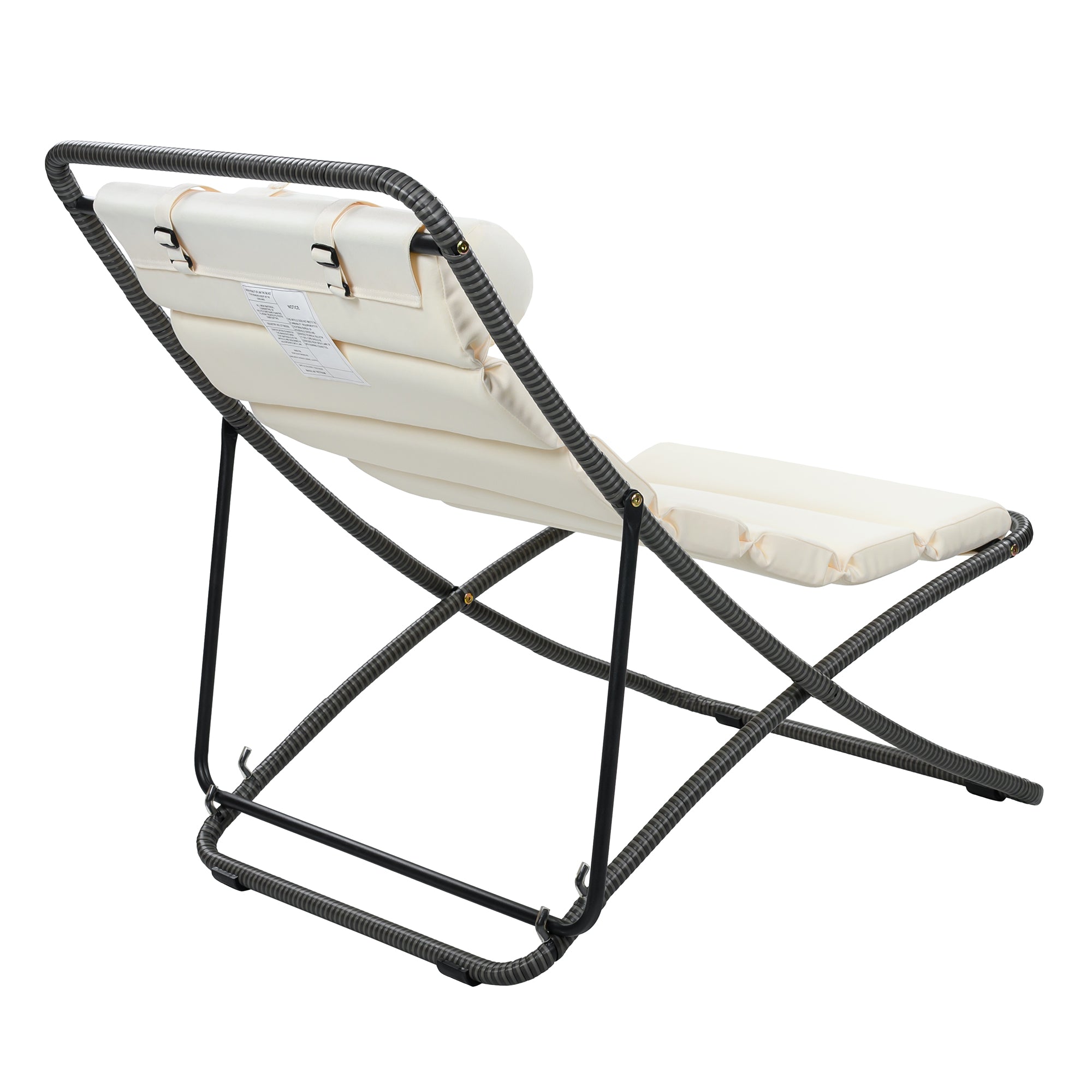 TREXM 2-Piece Outdoor Folding Chair Set