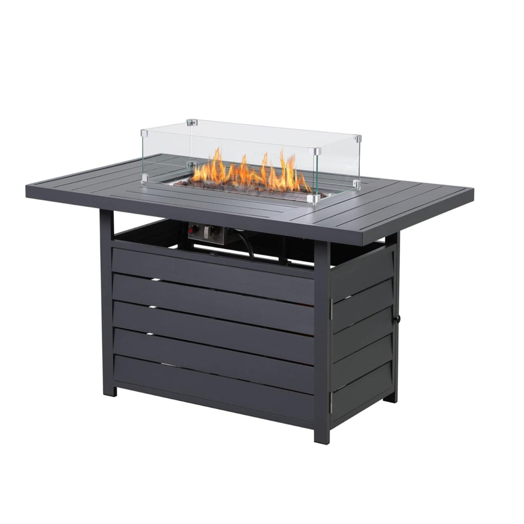 54.3” Outdoor Patio Fire Pit Table