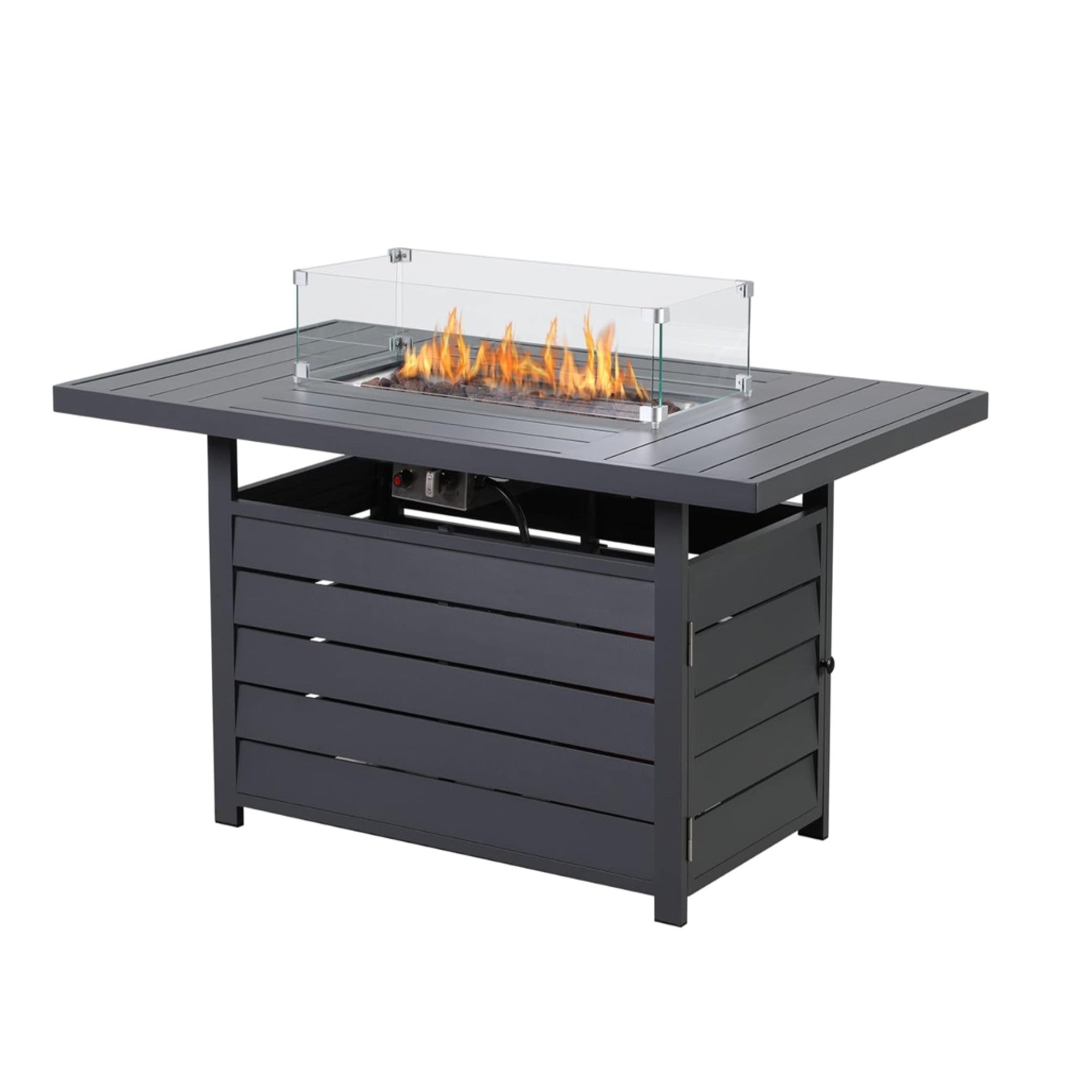 54.3” Outdoor Patio Fire Pit Table