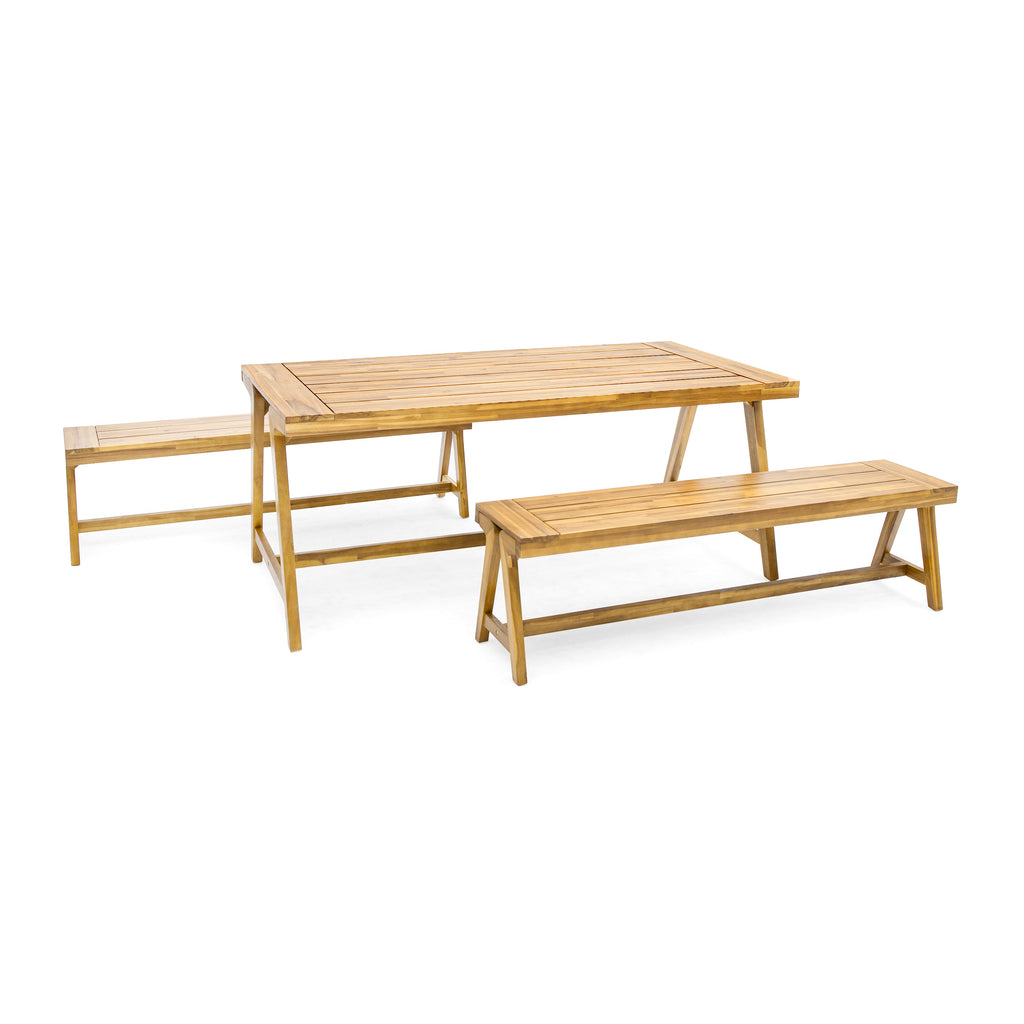 Outdoor 3-Piece Picnic Table Set