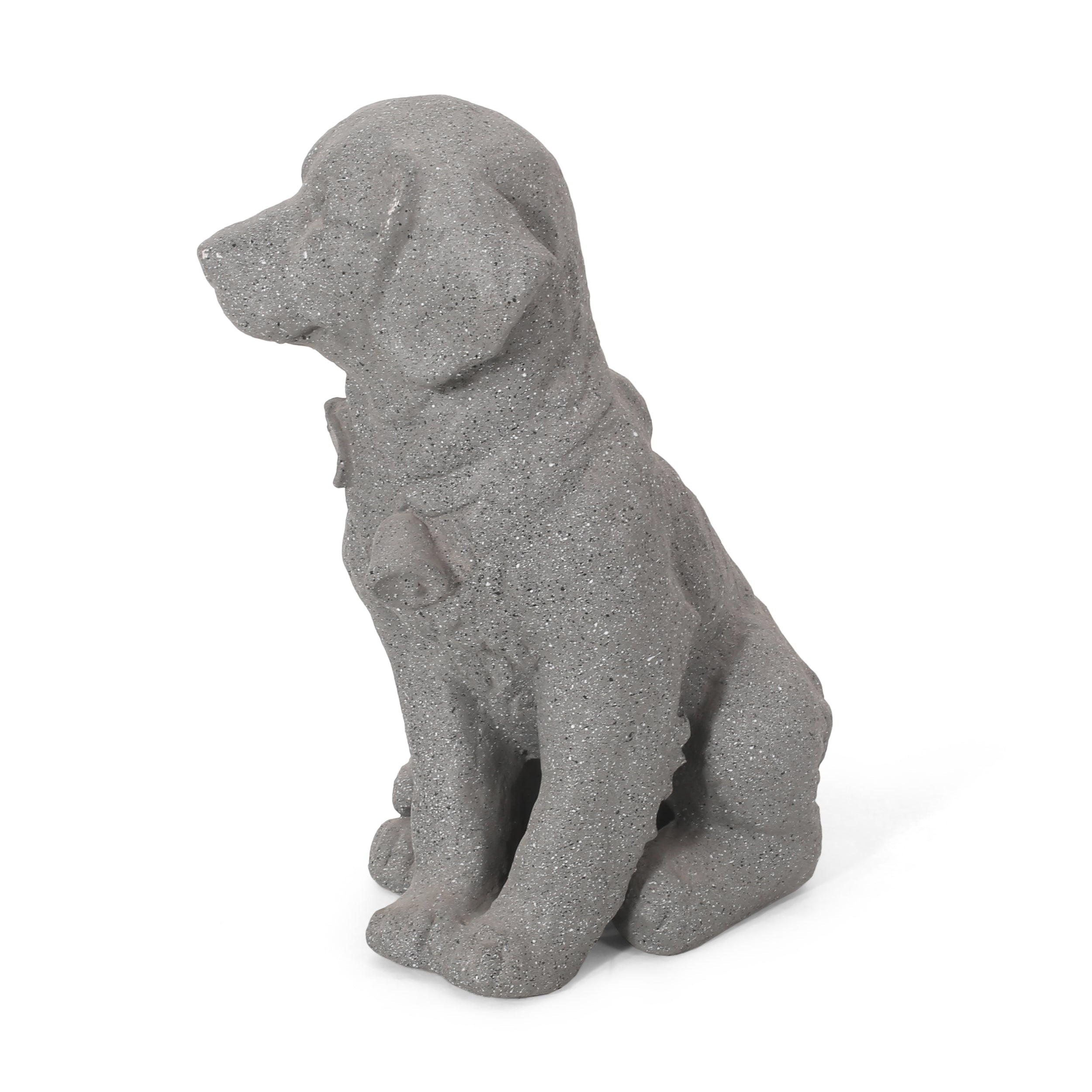 MGO Dog Statue - Outdoor Dog Statue in Stone