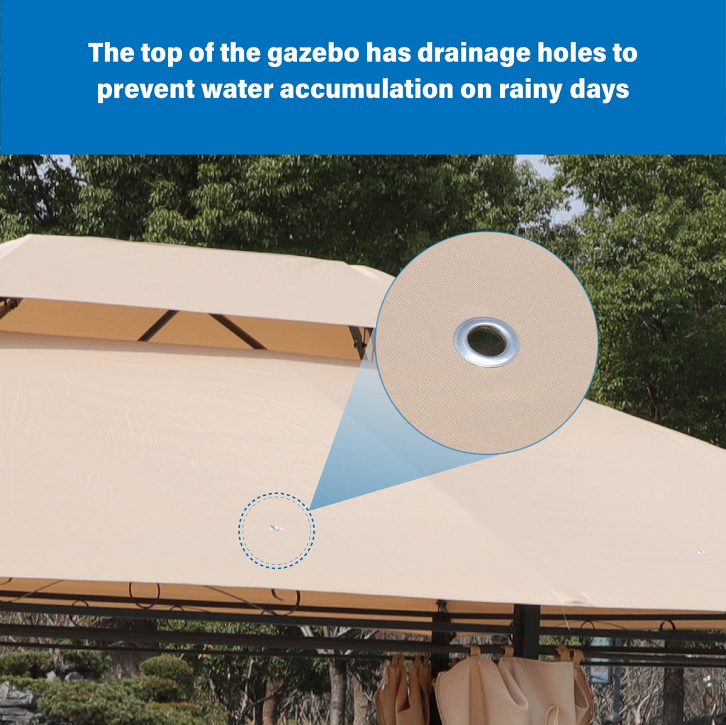 13x10 Outdoor Patio Gazebo Canopy Tent
