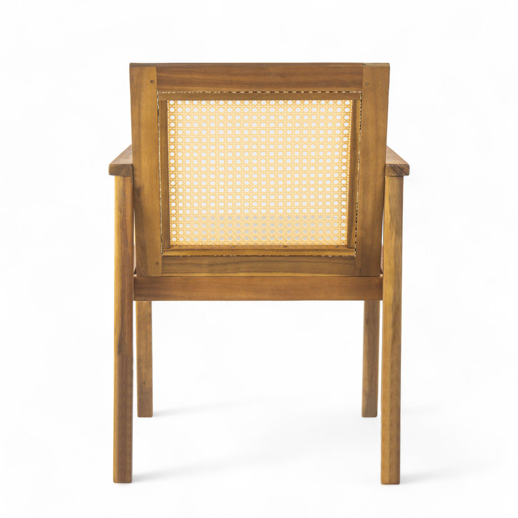 Preston Outdoor Dining Chair with Cushion (Set of 2)