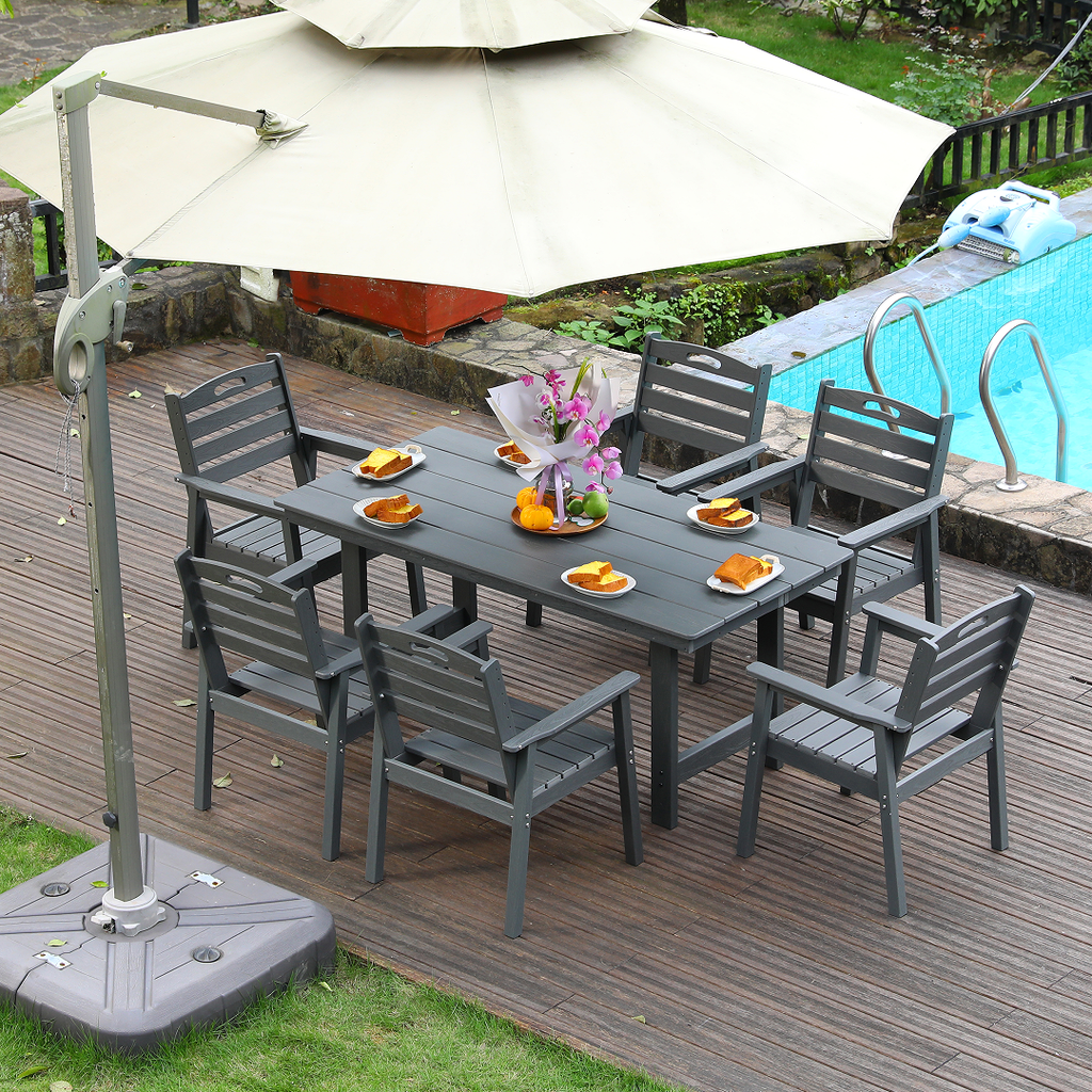 HDPE Outdoor Patio Dining Set