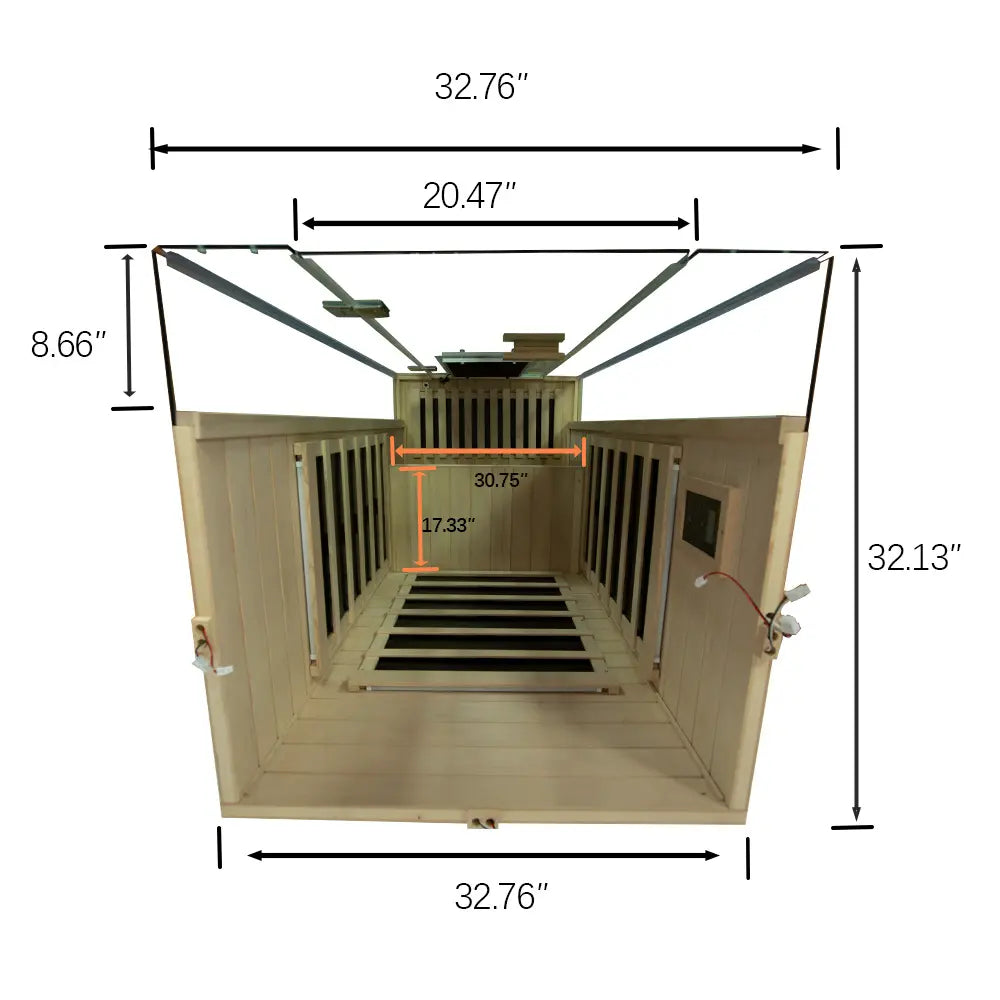 Wizzisaunas SH01 1 Person Far Infrared Sauna