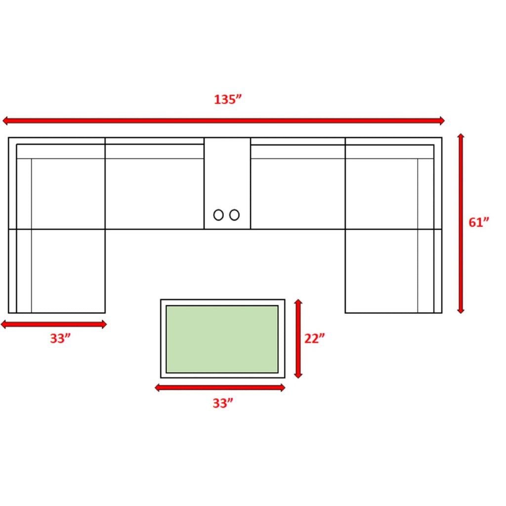4-Person Outdoor Sofa Set