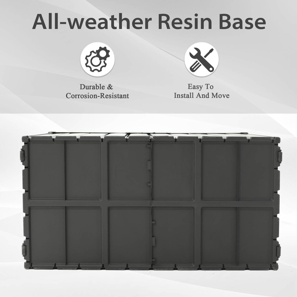 150 Gallon Waterproof Outdoor Storage Deck Box