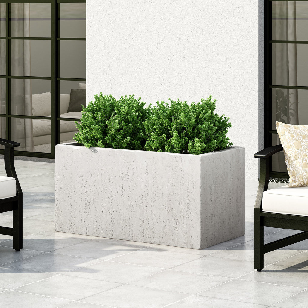 Outdoor Large Square Mgo Planter