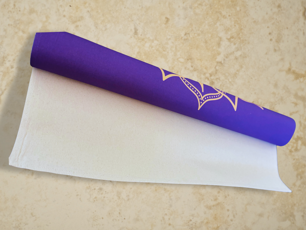 Organic Cotton Yoga Mat | Extra Wide & Long for Balance