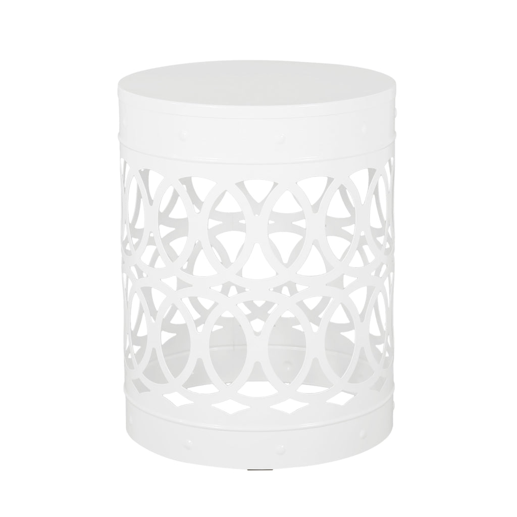 Outdoor Metal S/2 End Table