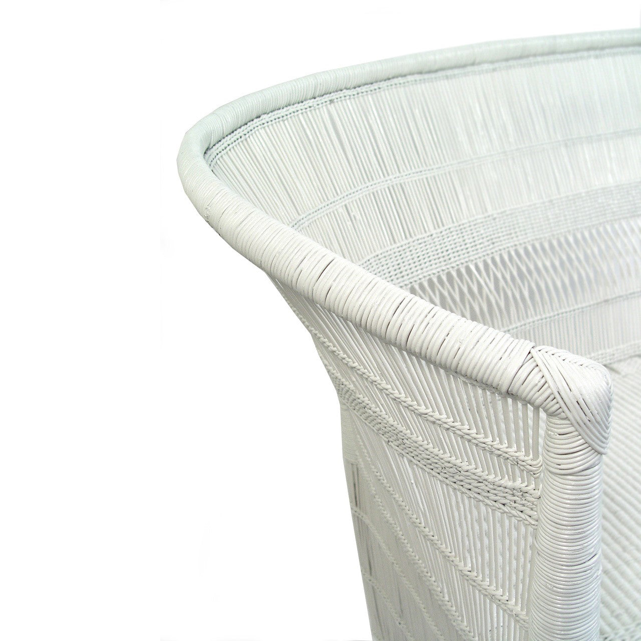 Malawi Cane Loveseat - White