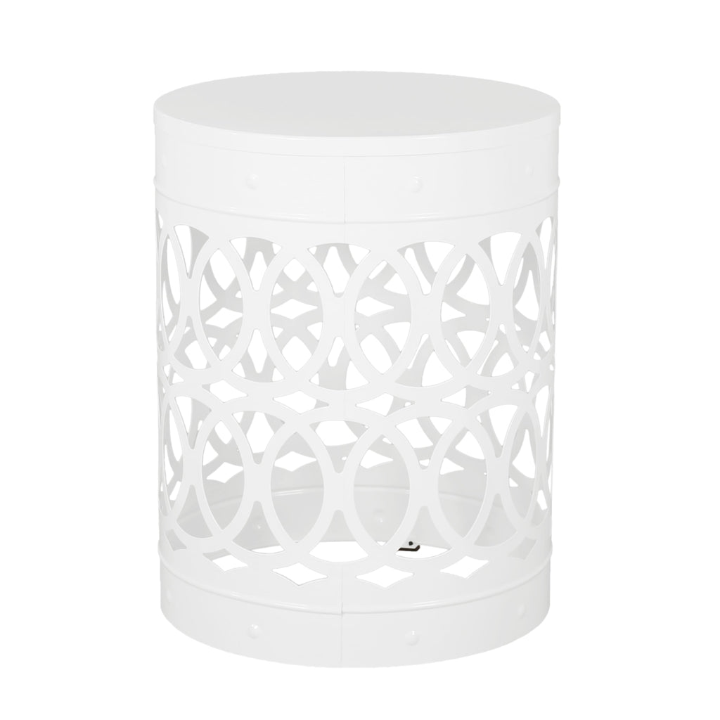 Outdoor Metal S/2 End Table