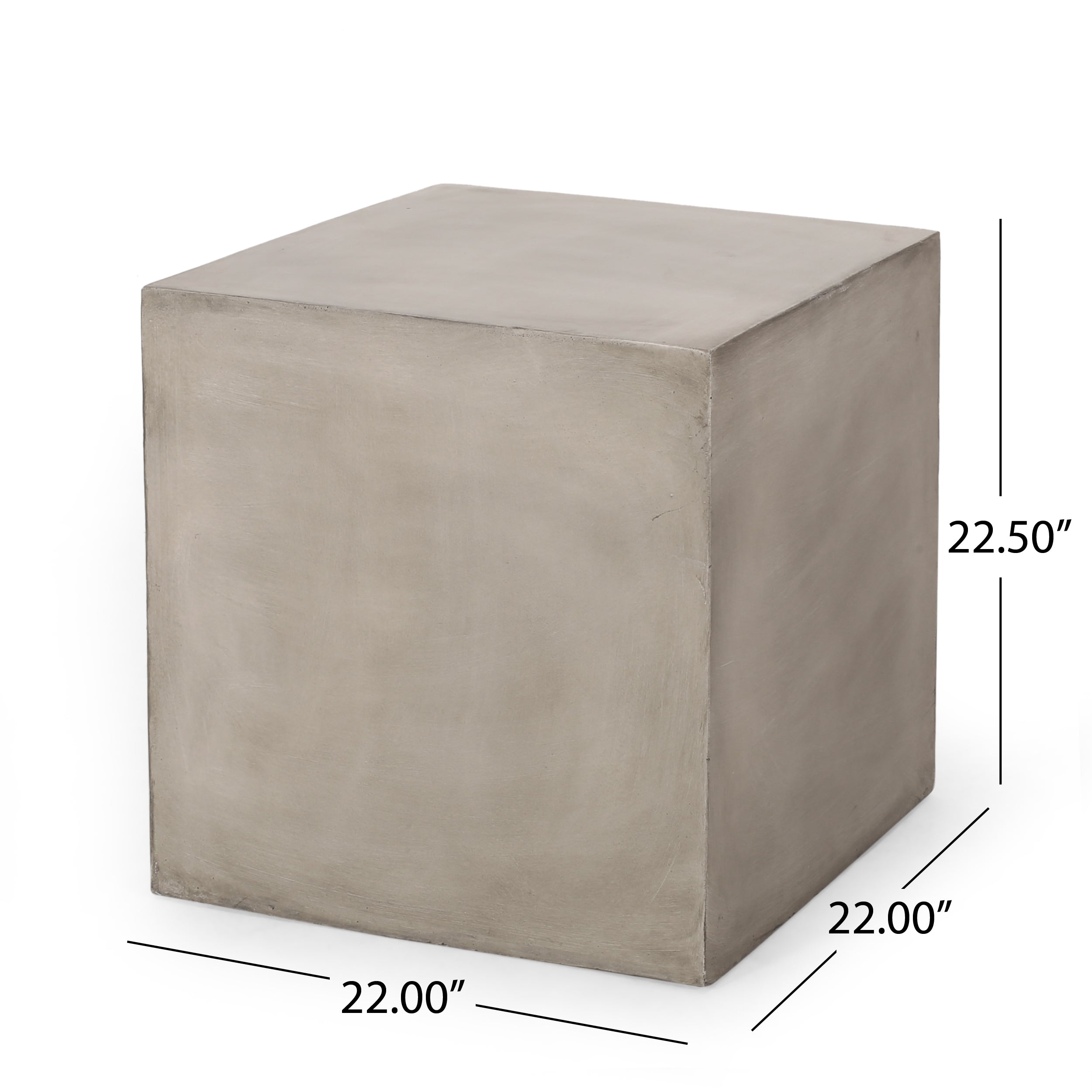 Outdoor MGO Side Table - Light